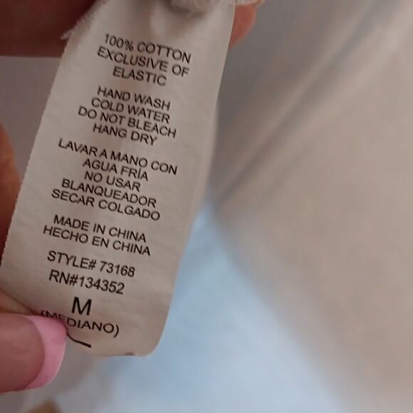 Ambiance White Eyelet Smocked Crop Top - Picture 5 of 7